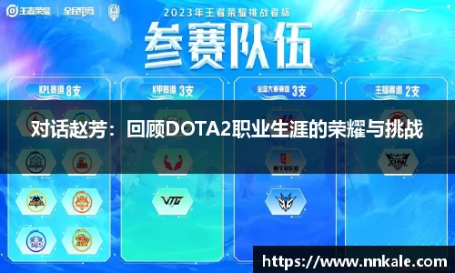 对话赵芳:回顾DOTA2职业生涯的荣耀与挑战